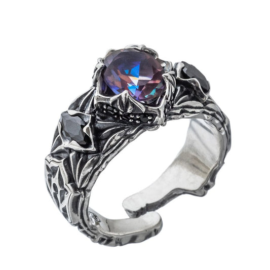 アルテミスクラシック ArtemisClassic ロンバスミスティックリング青紫 シルバーリング ACR0289 Lombus Mystic Ring Blue Purple
