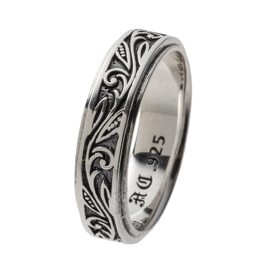 アルテミスクラシック Artemis Classic トロピカルフローラルリング メンズ シルバーリング ACR0281 Tropical floral ring men's silver ring