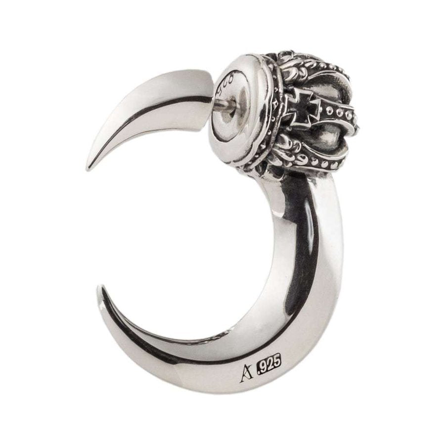 クレセントムーンピアス　AKE0111　Crescent Moon Earring　シルバーアクセサリー Silver jewelry