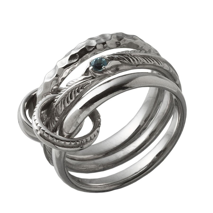 フェザーチェインリング/Artemis Classic/アルテミスクラシック (シルバー925製) acr0270  Feather chain ring