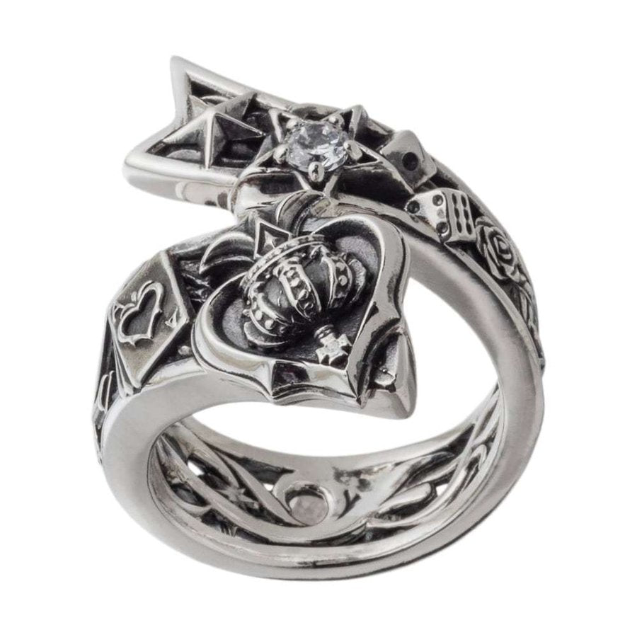スペードリング　AKR0062　Spade ring シルバーアクセサリー Silver jewelry
