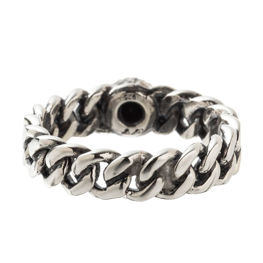 アルテミスクラシック Artemis Classic 喜平ストーンリングBK メンズ シルバーリング ACR0276 Kihei Stone Ring BK Men's Silver Ring