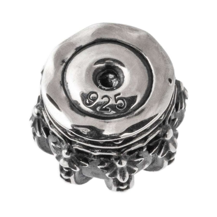 クラウンピアスキャッチ　AKE0108　Crown earring catch シルバーアクセサリー Silver jewelry