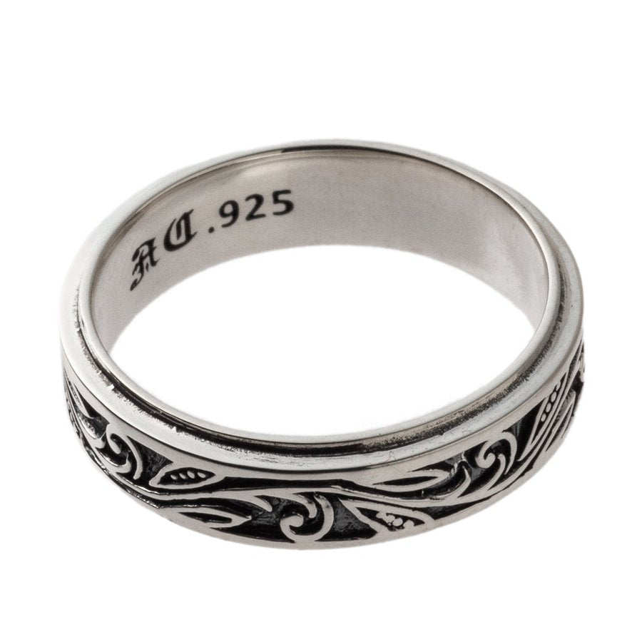 アルテミスクラシック Artemis Classic トロピカルフローラルリング メンズ シルバーリング ACR0281 Tropical floral ring men's silver ring