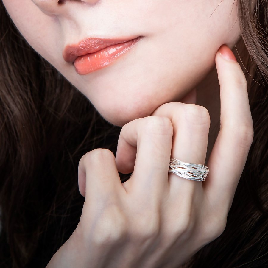 エレノアジュエリー/Elenore Jewelry ワイヤーシルバーリング ELR0017