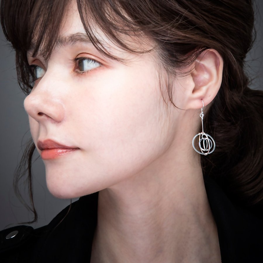 エレノアジュエリー/Elenore Jewelry サークルシルバーピアス1 両耳分 ELE0025